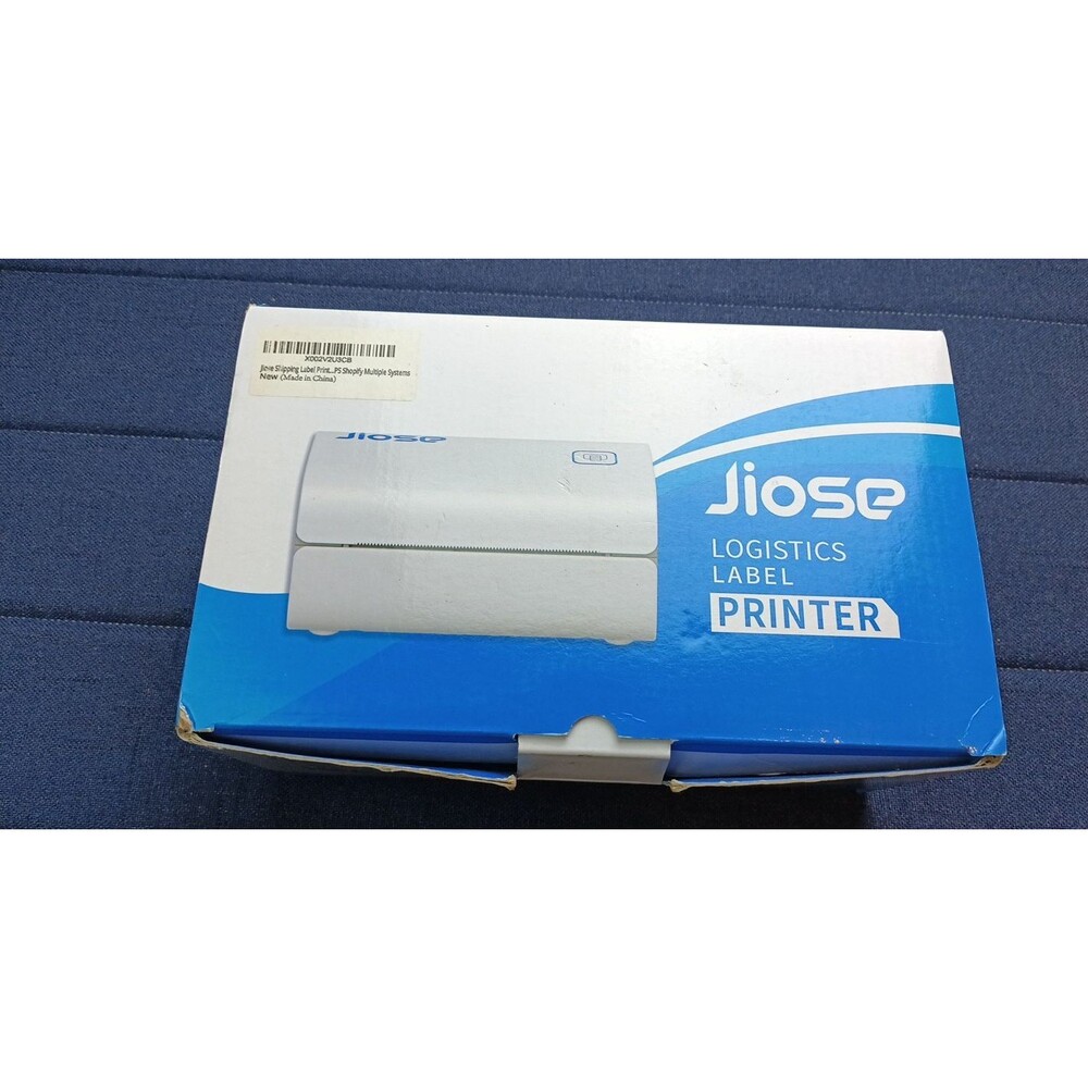 Jiose Label Printer White 203 DPI 180mm/s, Thermal Printer